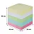 Блок для записей Attache Economy 90х90х90 мм разноцветные проклеенный (плотность 65 г/кв.м) Фото 1