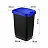 Ведро для мусора Idea Twin 25 л пластик черное/синее (26x33x47 см) Фото 3