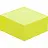 Стикеры Attache Simple 76х76 мм неоновые желтые (1 блок на 400 листов) Фото 0