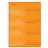 Бизнес-тетрадь Attache Waves А4 100 листов оранжевая в клетку на спирали (220х298 мм)