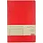 Ежедневник недатированный Bruno Visconti Megapolis искусственная кожа А5 160 листов красный (142x214 мм) Фото 0