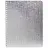 Бизнес-тетрадь Hatber Metallic А5 96 листов серебристая в клетку на спирали (148x210 мм)