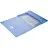 Папка на резинках Attache Selection Breeze А4 10 мм пластиковая до 150 листов голубая (толщина обложки 0.7 мм) Фото 1