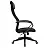 Кресло руководителя Helmi HL-E87, спинка сетка черная/экокожа, сиденье ткань черная, пластик, механизм качания Фото 1