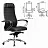 Кресло офисное МЕТТА "SAMURAI" KL-1.04, экокожа, черное Фото 0