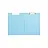 Папка-планшет с зажимом ДПС А4 светло-голубая Фото 0