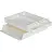 Лоток горизонтальный для бумаг Deli NuSign пластиковый белый (2 штуки в упаковке + органайзер на 4 отделения) Фото 0