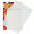 Обложки для переплета пластиковые Promega office A4 280 мкм белые глянцевые (100 штук в упаковке) Фото 1