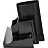 Подставка-органайзер для канцелярских принадлежностей Uniplast Башня 7 отделений черная 22x12x12 см Фото 0