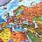 Карта мира политическая 101х70 см, 1:32М, с ламинацией, интерактивная, европодвес, BRAUBERG, 112381 Фото 3