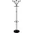 Вешалка напольная Квинтет ТМК1 на 5 персон с подставкой для зонтов (хром/вишня) Фото 0