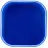 Подставка-стакан для канцелярских принадлежностей Attache голубая 10x7x7 см Фото 3