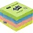 Стикеры Attache Selection 51х51 мм неоновые 4 цвета (зеленый, голубой, розовый, желтый) 400 листов Фото 0