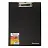 Папка-планшет BRAUBERG "Contract", А4 (315х230 мм), с прижимом и крышкой, пластиковая, черная, сверхпрочная, 1,5 мм, 223489 Фото 1