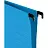 Подвесная папка Комус Foolscap до 200 листов синяя (25 штук в упаковке) Фото 2