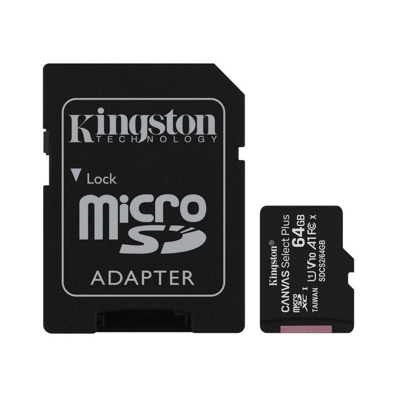 Kingston canvas select plus microsdxc 64