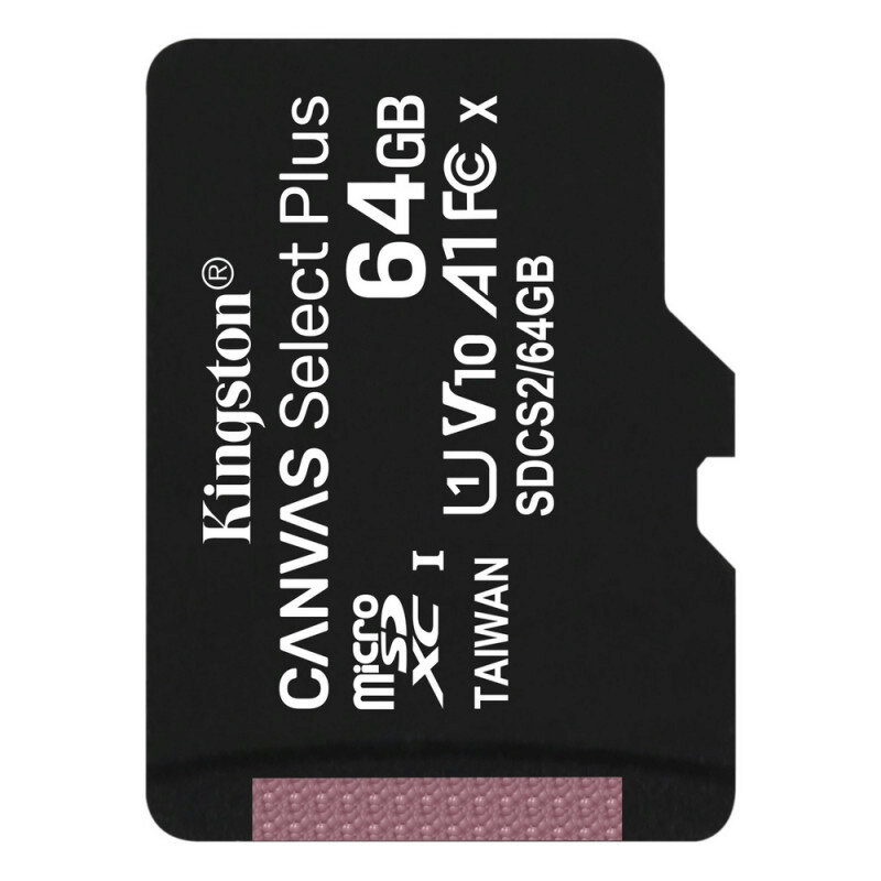 Карта памяти microsd kingston 128gb canvas select plus