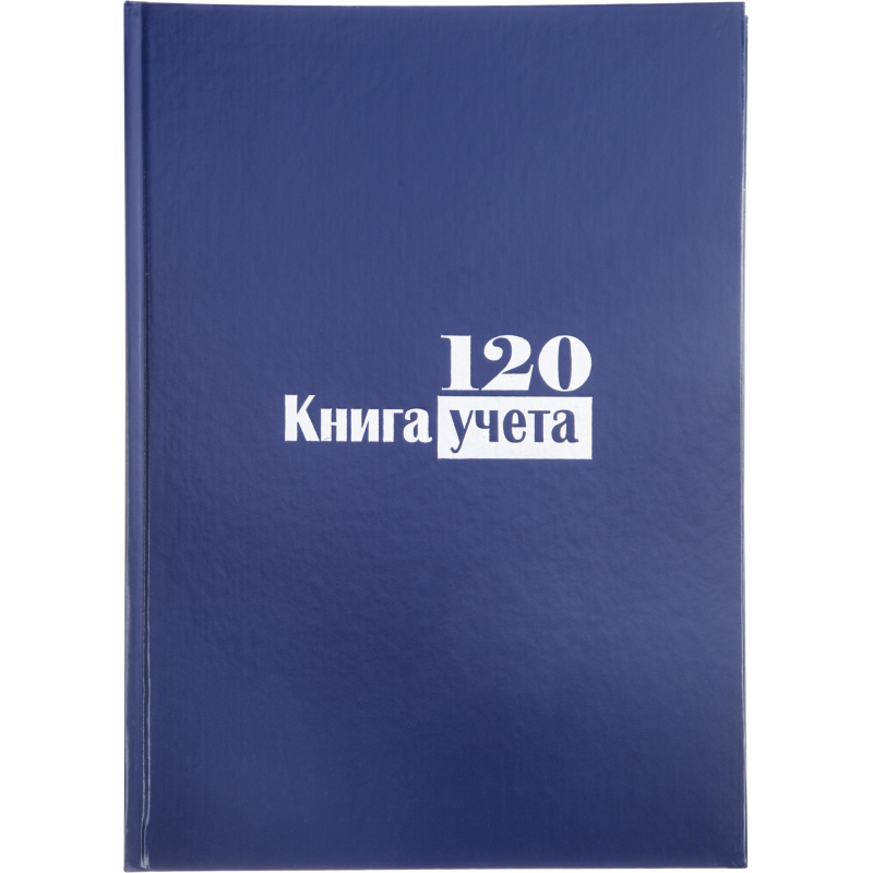 Книга учета 120 листов А4 в клетку на сшивке блок офсет (обложка - бумвинил), (арт. 169095) цена: 440 р. — купить оптом и в розницу