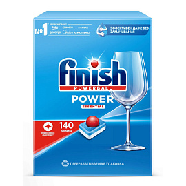 Таблетки для посудомоечных машин Finish Power (140 штук в упаковке)