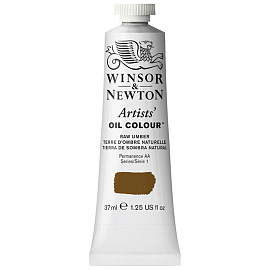 Краска масляная профессиональная Winsor&Newton "Artists Oil", 37мл, натуральная умбра