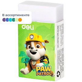 Ластик Deli Paw Patrol ПВХ прямоугольная 45x25x12 мм