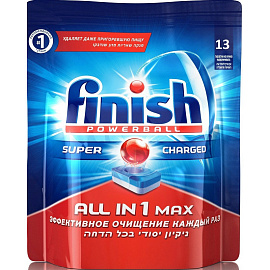 Таблетки для посудомоечной машины Finish Power "All in 1", 13шт.