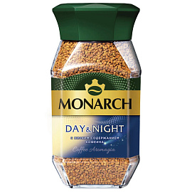 Кофе растворимый Monarch Day&Night 95 г (стеклянная банка)