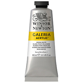 Краска акриловая художественная Winsor&Newton "Galeria", 60мл, туба, белый смешанный