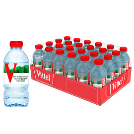 Вода минеральная Vittel негаз. ПЭТ 0,33л 24шт/уп, 1735560 Т