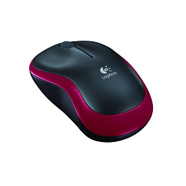 Мышь беспроводная Logitech M185 красная (910-002240/910-002633)