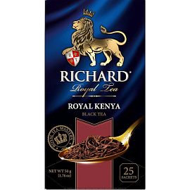 Чай Richard Royal Kenya черный 25 пакетиков