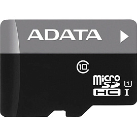 Карта памяти 16 ГБ microSDHC Adata AUSDH16GUICL10-RA1 UHS-I U1