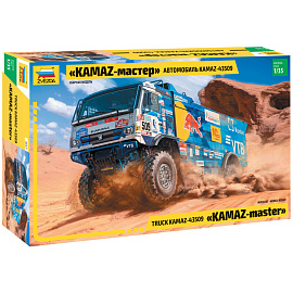 Модель для сборки ZVEZDA "Автомобиль KAMAZ-43509", масштаб 1:35