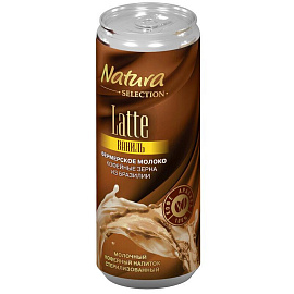 Напиток Natura Selection LATTE ВАНИЛЬ мол-коф стер, 220мл