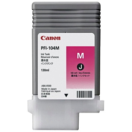 Картридж струйный Canon PFI-104M 3631B001 пурпурный оригинальный