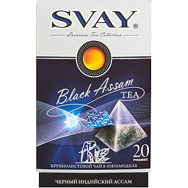 Чай черный Svay Black Assam 20 пирамидок