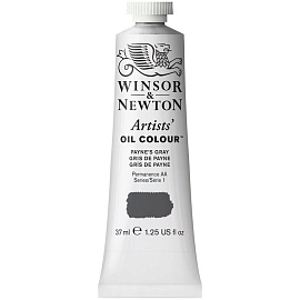 Краска масляная профессиональная Winsor&Newton "Artists Oil", 37мл, серый Пэйнес