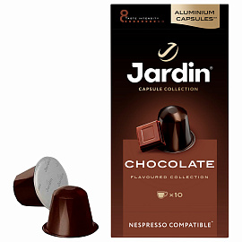 Кофе в капсулах JARDIN "Chocolate" для кофемашин Nespresso, 10 порций