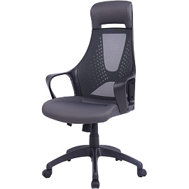 Кресло для руководителя Easy Chair 578 TC черное (сетка/ткань, пластик)