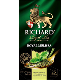 Чай зеленый Richard Royal Melissa 25 пакетиков