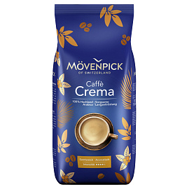 Кофе в зернах Movenpick Caffe Crema 100% арабика 1 кг (пакет)