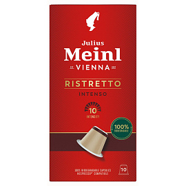 Кофе в капсулах для кофемашин Julius Meinl Ristretto Intenso BIO (10 штук в упаковке)