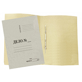 Скоросшиватель картонный Attache Economy Дело № A4 до 200 листов бежевый (190-210 г/кв.м, 100 штук в упаковке)