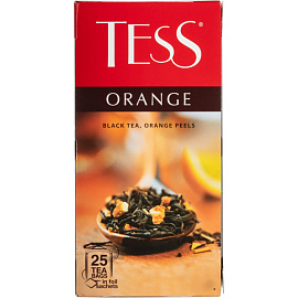 Чай черный Tess Orange 25 пакетиков (апельсин)