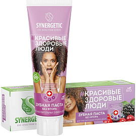 Зубная паста Synergetic для чувствительных зубов и десен 100 г