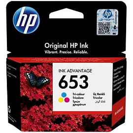 Картридж струйный HP 653 3YM74AE цветной оригинальный