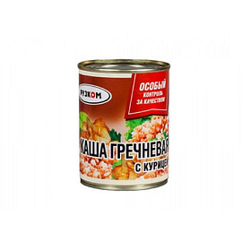 Каша гречневая Рузком с курицей 338 г