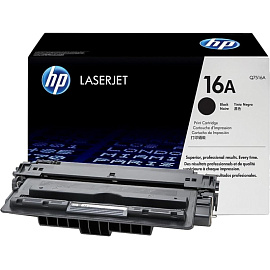 Картридж лазерный HP 16A Q7516A черный оригинальный