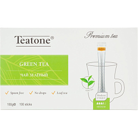 Чай зеленый Teatone Green Tea 100 стиков