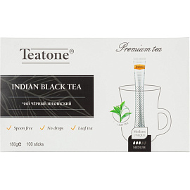 Чай черный Teatone Indian Black Tea 100 стиков